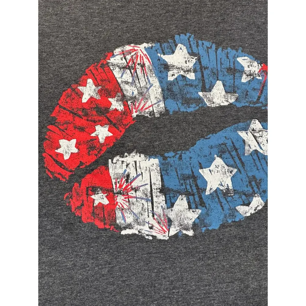no brand patriotic lips